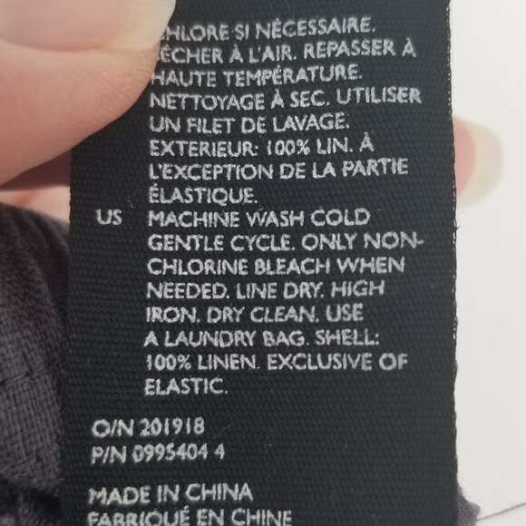 COS L - Charcoal Grey Linen Jumper/suit, Oversized, Wide Leg, Modern Minimalism - Picture 7 of 7